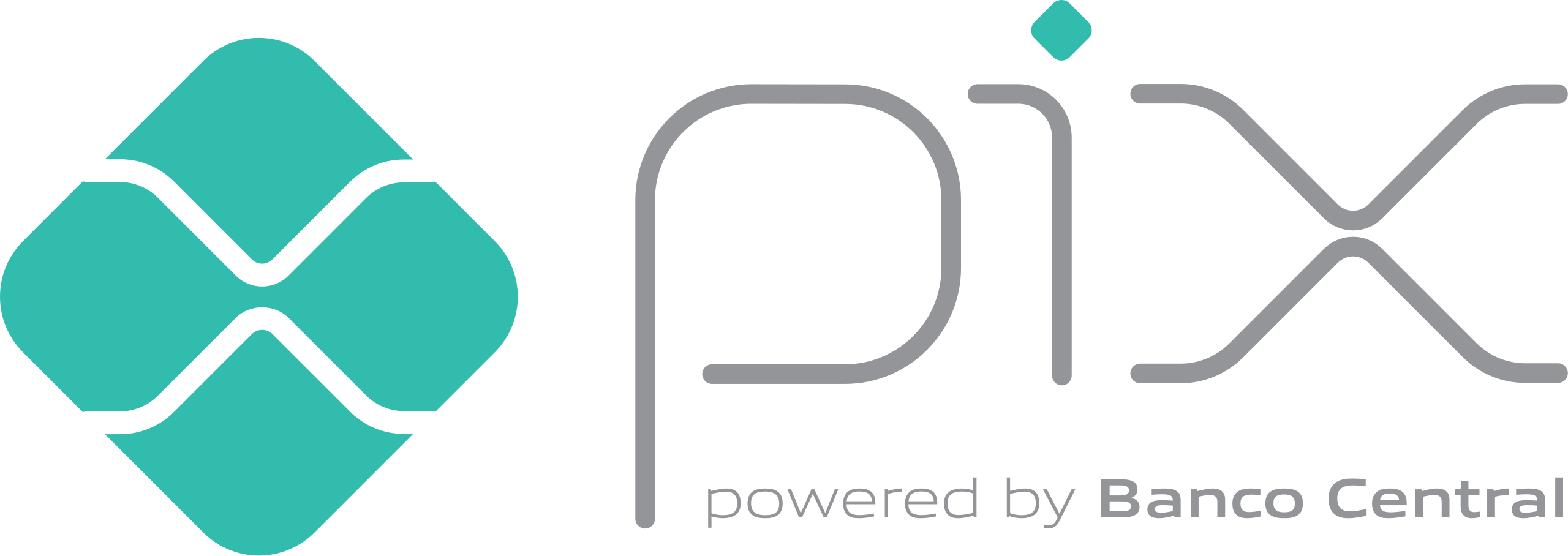 Logo—pix powered by Banco Central (Brazil, 2020).svg